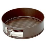 Gobel Springvorm met losse bodem, rond, bruin, metaal, 24 cm