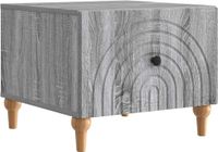 vidaXL Salontafel met lade Grijs sonoma 49 x 50 x 40 cm Bewerkt hout
