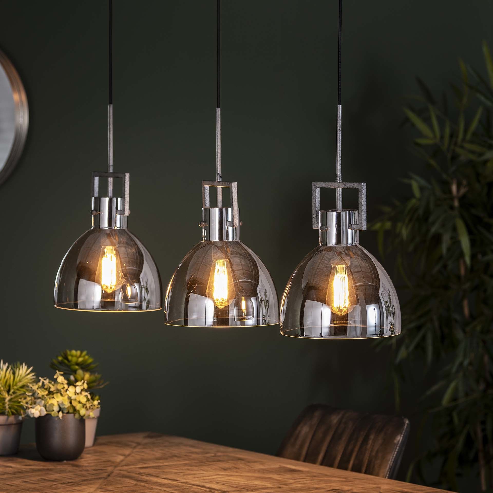 Gister&Vandaag Hanglamp Juul 3L Industrial chromed - 7423619296238