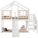 Lit enfant Maison Bois Blanc