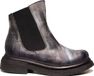 Papucei Shine Zwart Chelsea Boots Dames Leer