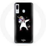 Maniacase Hoesje voor Samsung Galaxy A40 Dab unicorn