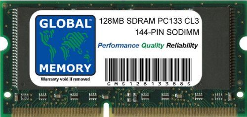 GLOBAL MEMORY 128MB PC133 133MHz 144-PIN SDRAM SODIMM Memory Ram voor iMac G4 Flat Panel