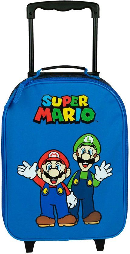 Undercover Kindertrolley Super Mario Blauw