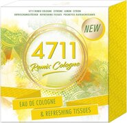 4711 Remix Collection Lemon Eau de Cologne Spray 100 ml + Tissues - Geschenkset gift set / 100 ml / unisex