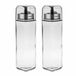 Kinghoff - Flessenset voor Olie en Azijn - Glazen Flessen - 270 ml - Milieuvriendelijk