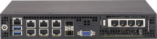 Supermicro CSE-E300 computerbehuizing Rack Zwart