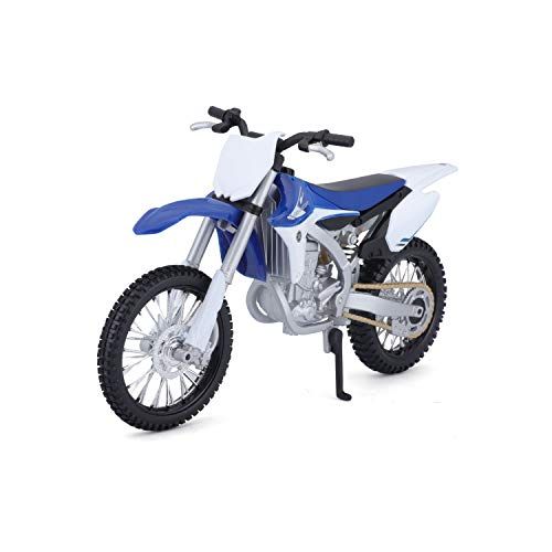 Bauer Spielwaren Maisto Yamaha YZ450F - Origineel motormodel 1:12, blauw (5-13021)
