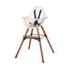 Childhome Evolu 2 2-in-1 Chaise haute Noyer / Transparent