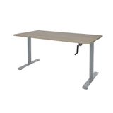 Prof Desk Bureau Pendolo basic 160x80 cm, Robson Eiken, Aluminium