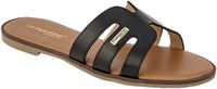 Les tropeziennes par M. Belarbi Les Tropéziennes Leren sandalen van Les Hamigos zwart