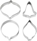 Creativ Company Kerstballen koekjesvormen set - 4 stuks