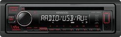 Kenwood Audio KENWOOD KDC-130UR 1 DIN Autoradio met CD & USB | Zwart
