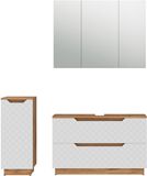 Vicco Badkamermeubelset Lotta, Wit, 3-delig