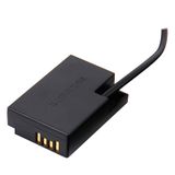 Dummy accu Canon LP-E17 met D-Tap aansluiting