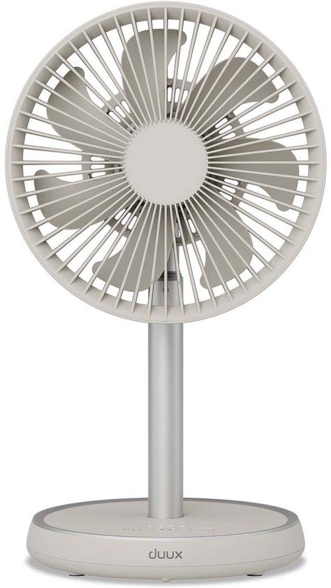 Duux Rize - Tafelventilator - Greige - Draadloos - 10W