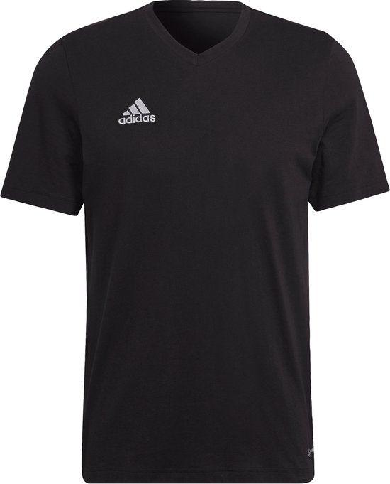 adidas Entrada 22 T-shirt - Heren - Zwart - XL