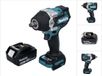 Makita DTW 700 G1 accu slagmoersleutel 18 V 700 Nm 1/2" XPT Borstelloos + 1x oplaadbare accu 6.0 Ah - zonder oplader