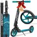 RE:SPORT Citystep voor Kinderen & Volwassenen - Kinderstep - Step met Grote Wielen 200mm - Inklapbaar & Verstelbaar - Tot 100kg - Inclusief Bel & Draagriem - Kickscooter