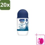 Sanex Men Deo Roll-on Active Control 53 ml - 20 stuks