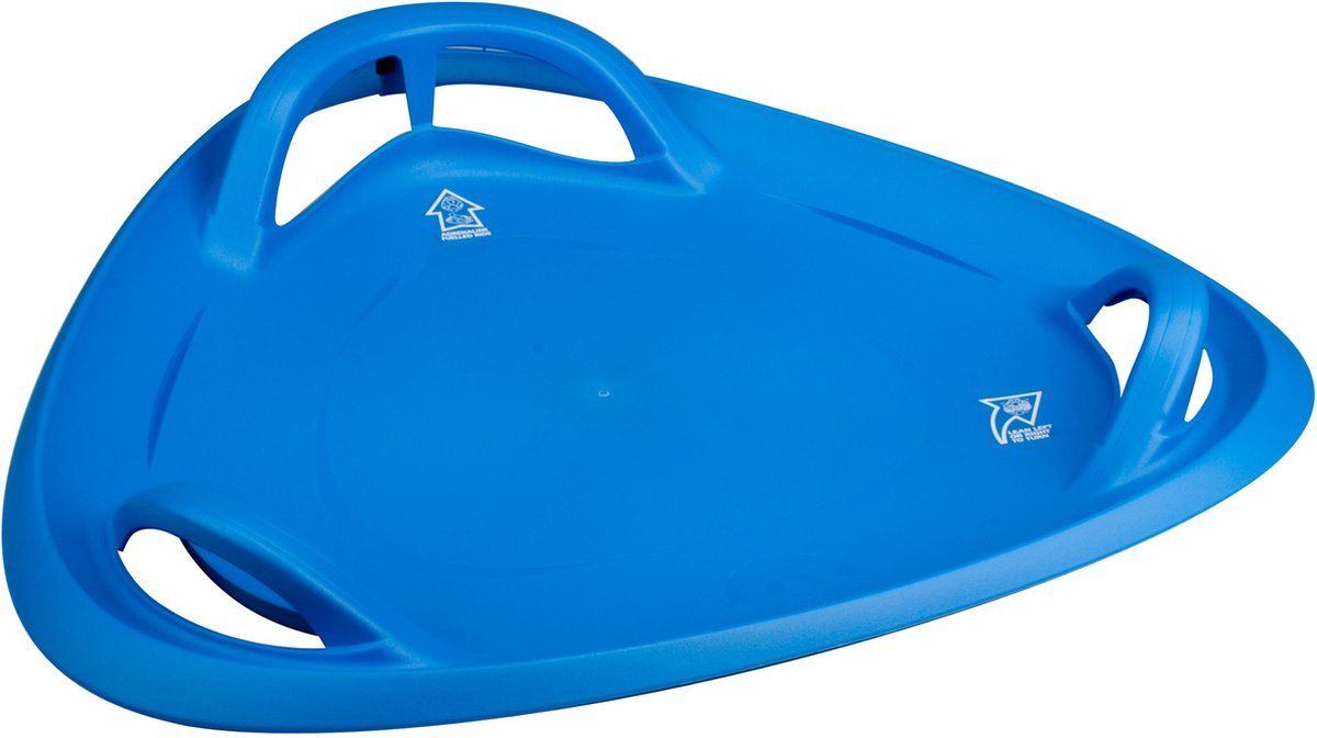 Restart Slede Glijschotel - Snow Triangle - Blauw - 60 cm