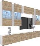 B BELINI GROUP BELINI Wandmeubel Milano 5 300 cm Sonoma Eiken Mat