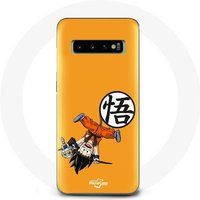Maniacase Etui voor Samsung Galaxy S10 Goku Dragonball Z Kind Anime
