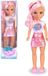 Pinypon modepop Nancy Shine 45cm roze pop met glanzend haar.