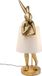 Kare Design Tafellamp Vloerlamp Animal Konijn Goud XL H 88 cm