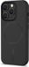 Celly UltraMag Siliconen hoesje met hoesje - Geschikt voor Apple iPhone 14 Pro - TPU Back Cover - Microfiber - Carbon - Zwart