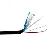 DAP Câble micro CPR EN 50575 2x 0,34 mm² 100 m sur bobine - noir