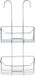 Wenko Doucherek Milo 2-laags RVS glanzend 25x55cm