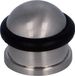 AMIG Deurstopper/deurbuffer - 1x - D30mm - inclusief schroeven - mat zilver