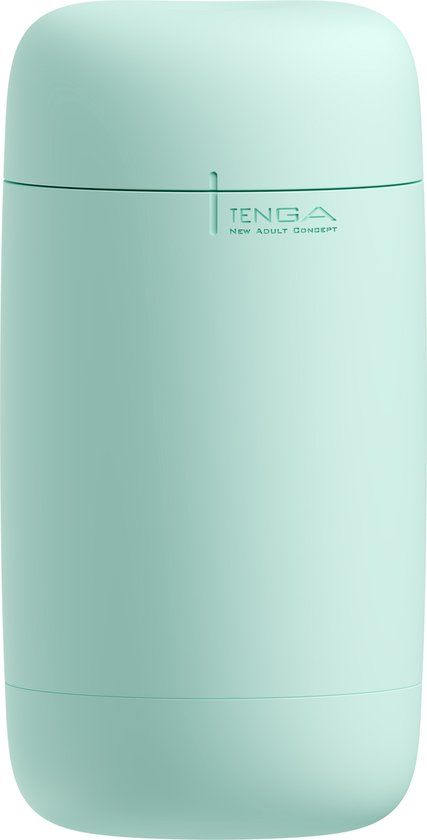 TENGA Puffy Mint Green Masturbator for Men - Green, Washable, Waterproof