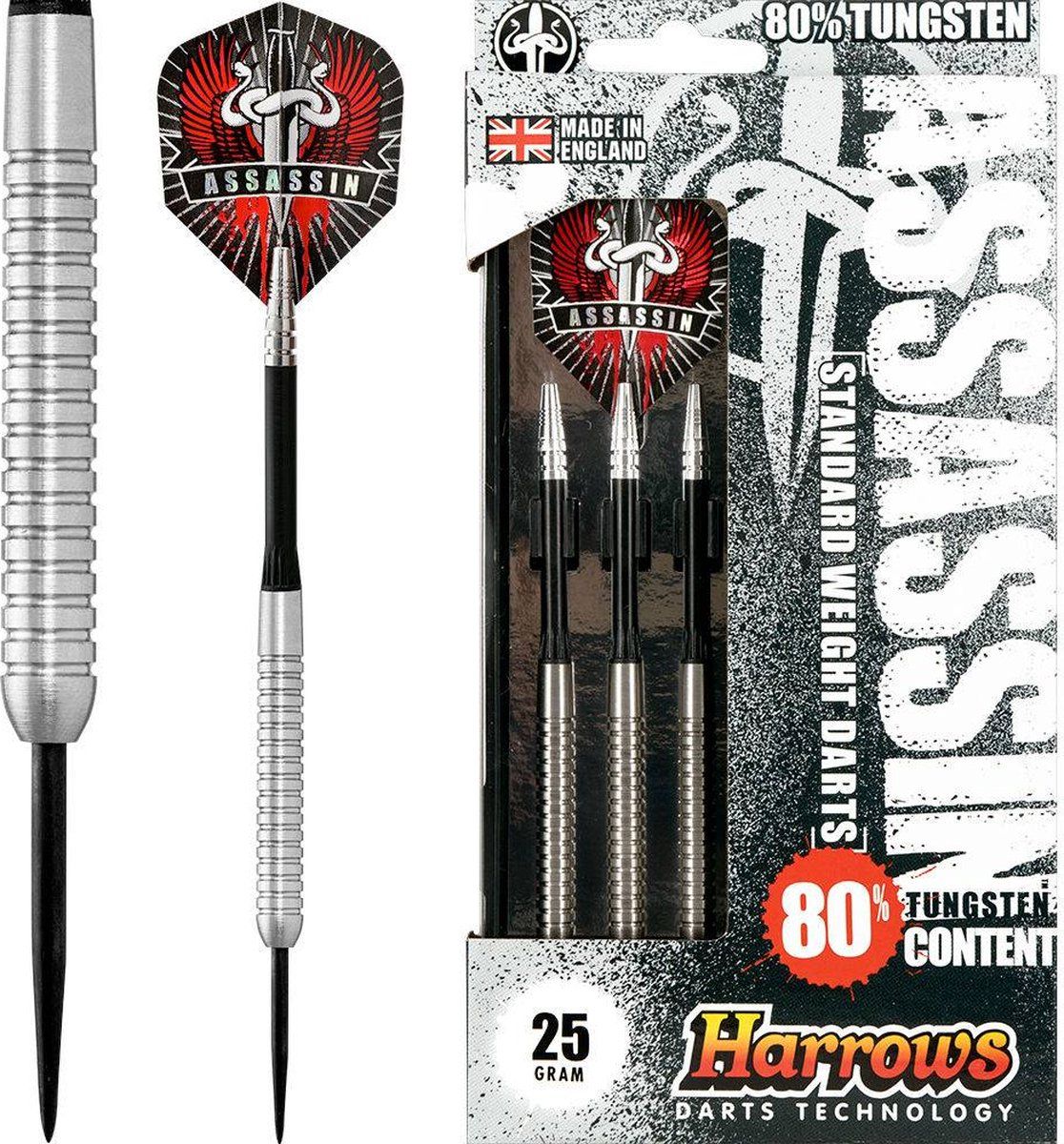 Harrows Assassin RG 80% 25 gram - Dartpijlen - 5017626011841