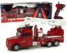 Camion de pompiers télécommandé 2.4g lumières sons rouge