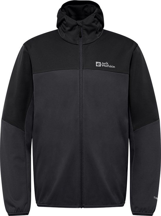 Jack Wolfskin FELDBERG HOODY M Heren Outdoorjas - phantom - XL