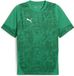 Puma TeamCUP trainingsshirt 659167 Heren Maat 3XL Korte Mouw Katoen Polyester Sport Groen-Puma Silver-Power Green