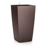 Lechuza Cubico 22 - Plantenbak - bruin - 22x22x41cm