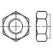TOOLCRAFT Écrous hexagonaux M8 DIN 980 Acier zingué 500 pièce(s)
