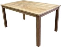 AVH-Collectie Selena 200x100x79 tafel rechthoekig Teak Bruin / Terre