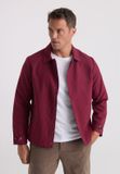 Felix Hardy Jas Van Katoen-Linnen Mix Heren Bordeaux - Xl