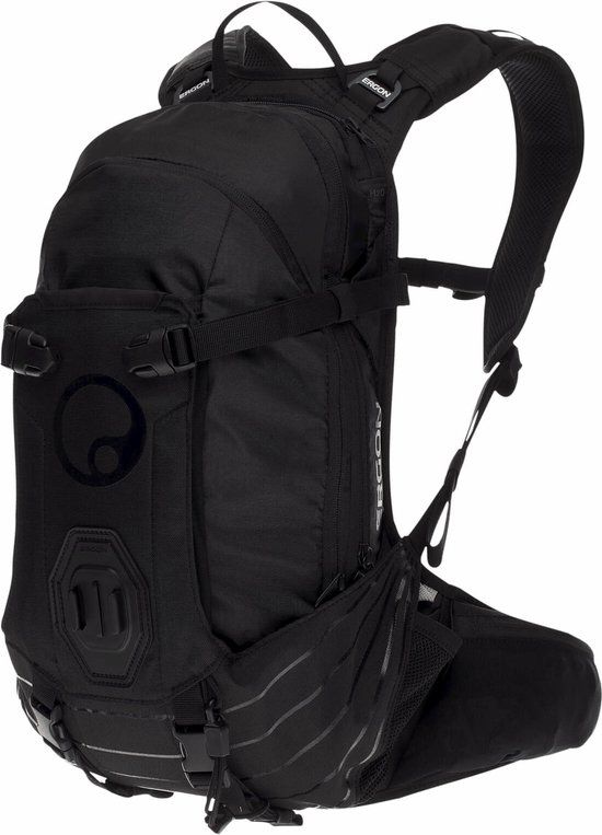 Ergon BA2 E-Bike Rugtas - Zwart - 10L