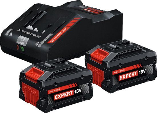 BOSCH STARTERSET EXBA18V-80/160 2X EXBA18V-80 EN LADER