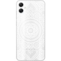 Samsung Galaxy A05 Bedrukt siliconen hoesje Mandala blanc