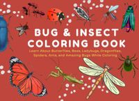 Bug & Insect Coloring Book for Kids