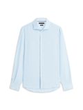 Tommy Hilfiger Heren Lange Mouwen Shirt Linnen S Lichtblauw