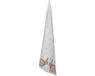 Clayre & Eef Torchon - 50x70 cm - Blanc - Coton - Lapin