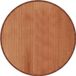 vidaXL - Vloerkleed - rond - 80 cm - bamboe - bruin