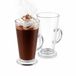 Merkloos / Sans marque Chocolademelk glazen - transparant glas - 6x stuks - 280 ml - warme chocomelk